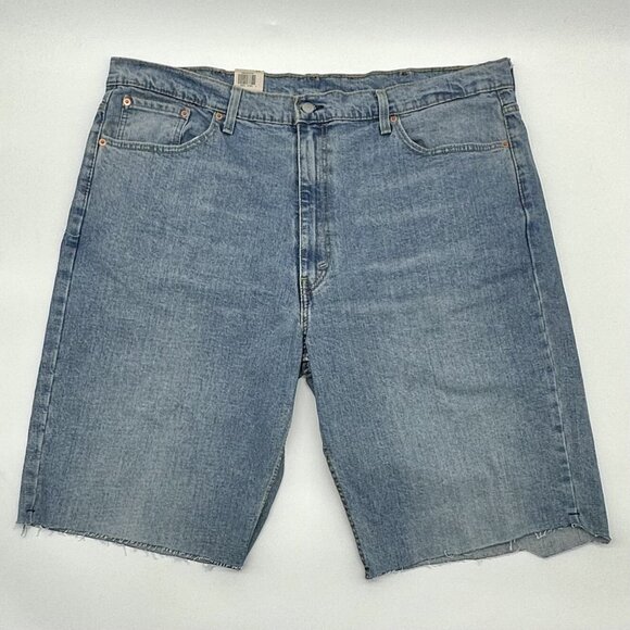 Levi's 511 Slim Men's Size 44 Light Wash Stretch Cut-Off Denim Jean Shorts NWT - Picture 1 of 12